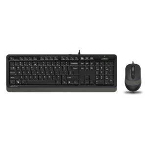 A4 TECH F1010 KABLOLU USB STANDART GRİ Q KLAVYE MOUSE