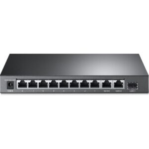 TP-LINK TL-SL1311MP 10 PORT 10/100 8 PORT POE 2 PORT UPLINK + 1 SFP YONETILEMEZ RACK MOUNT SWITCH