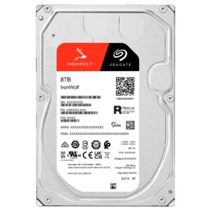 SEAGATE IRONWOLF 8TB 7200RPM 256MB SATA3 ST8000VN004 NAS HDD RESMİ DİSTİ GARANTİLİ