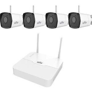 UNV KIT-B-NVR301-04LS3 4 KANAL KABLOSUZ NVR VE 4 ADET BULLET KAMERA SETİ