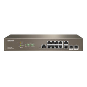 TENDA TEG5312F 10 PORT 10/100/1000 2 X SFP YONETILEBILIR RACK MOUNT SWITCH